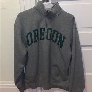 Jansport University of Oregon 1/4 zip.